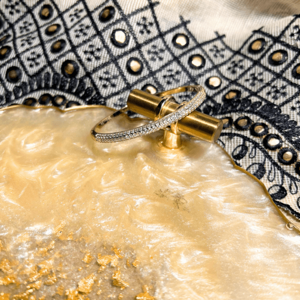 Premium Elegant Crystal-Accented Gold-Tone Bracelet - Image 2